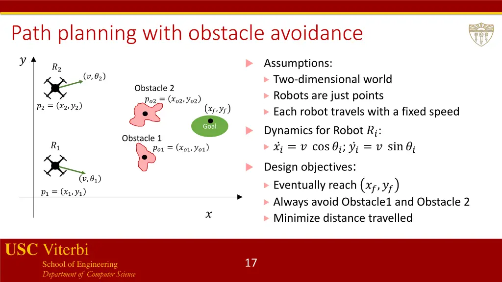 path planning with obstacle avoidance