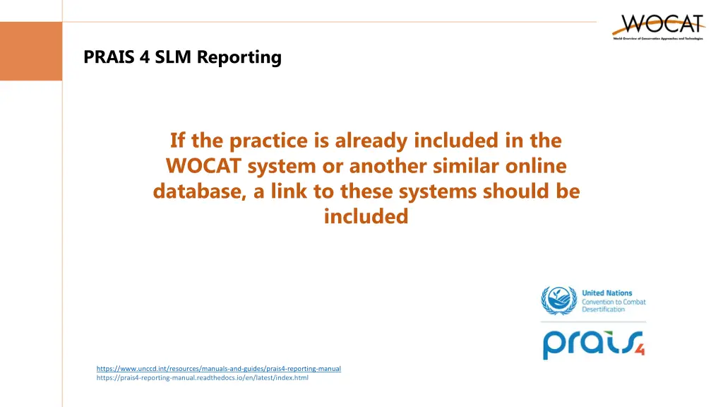 prais 4 slm reporting