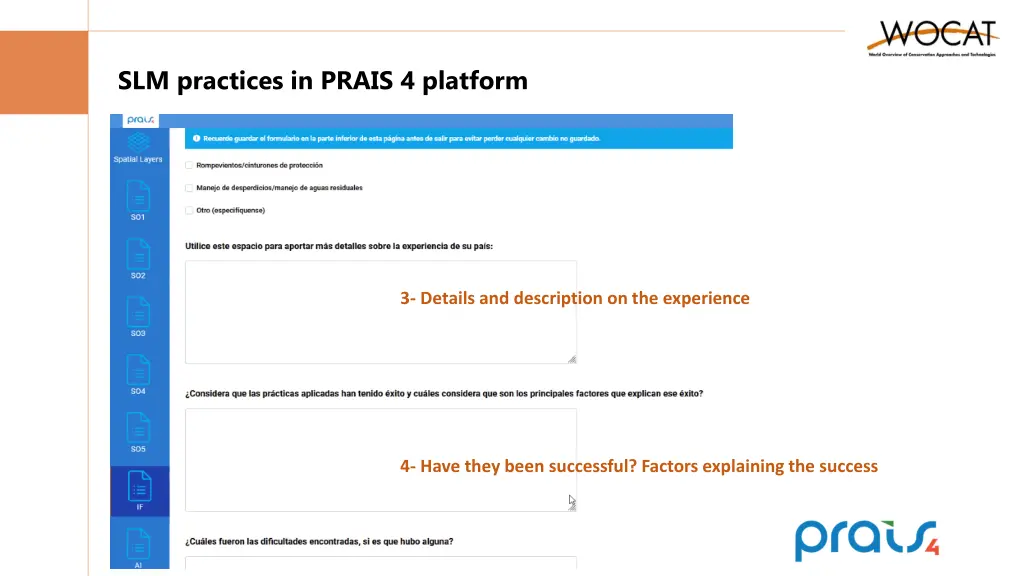 slm practices in prais 4 platform 2