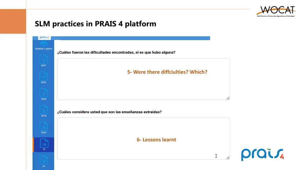 slm practices in prais 4 platform 3
