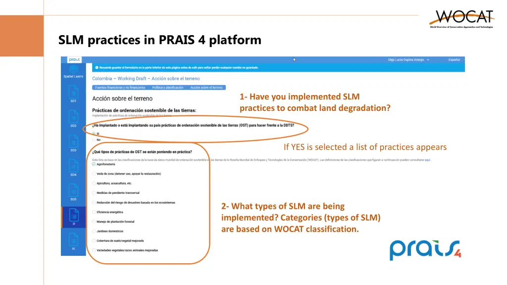slm practices in prais 4 platform