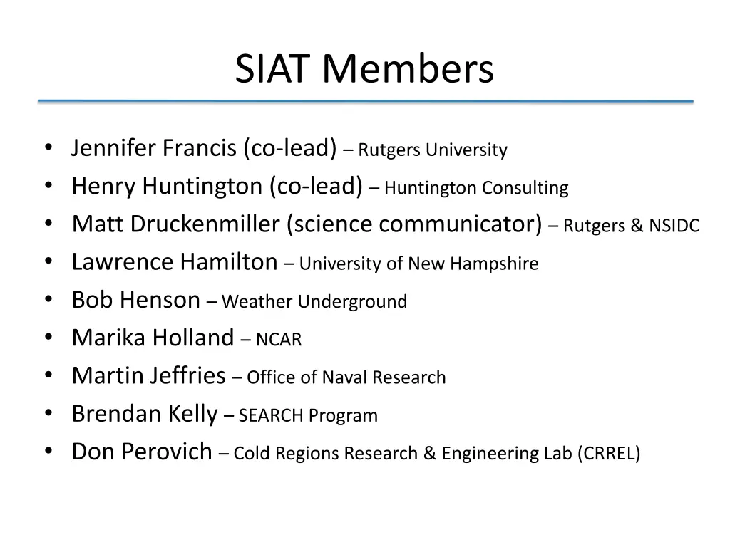 siat members