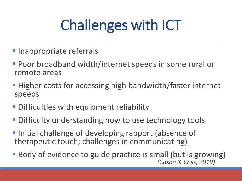 challenges with ict challenges with ict