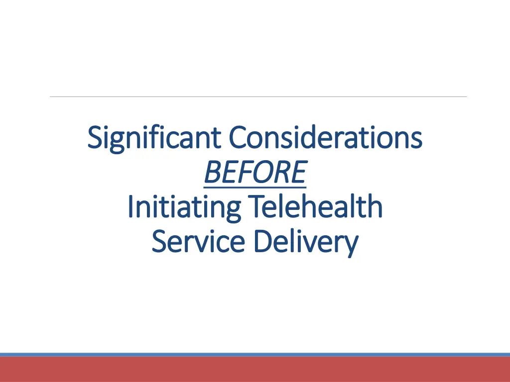 significant considerations significant