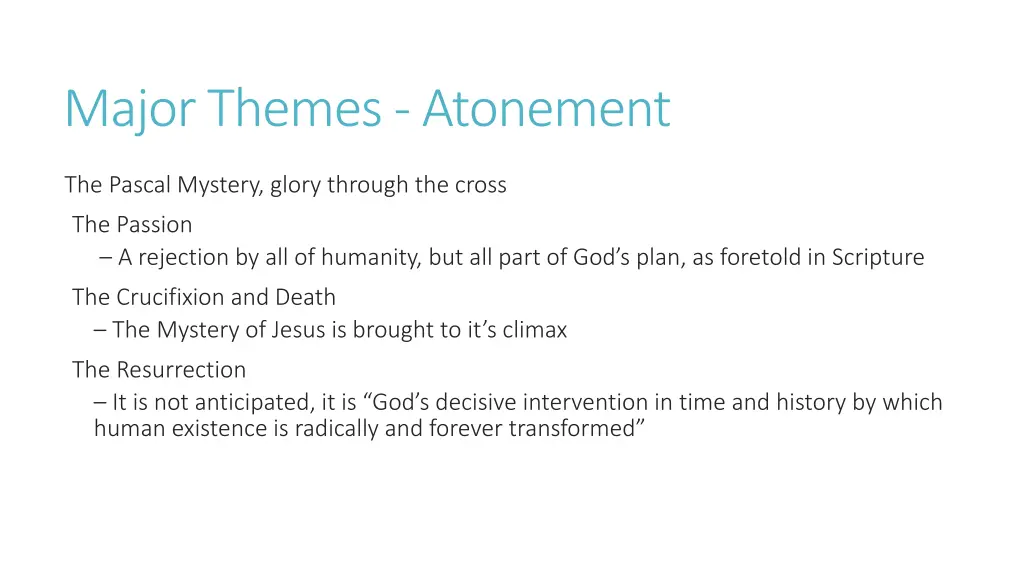 major themes atonement