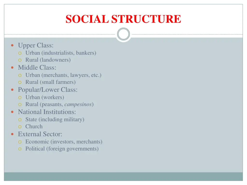 social structure