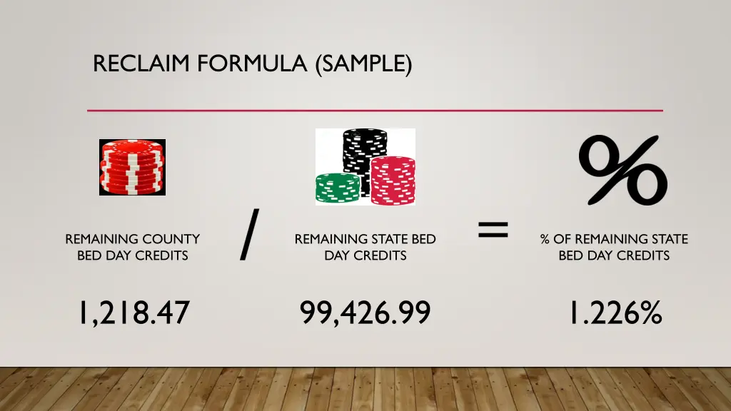 reclaim formula sample 3