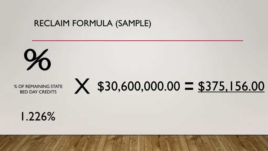 reclaim formula sample 4