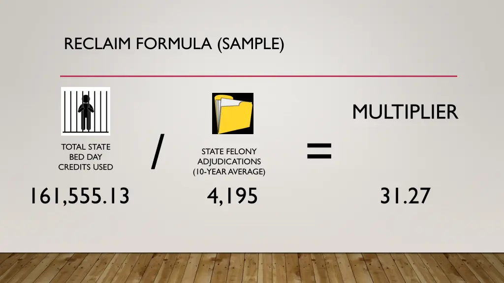 reclaim formula sample