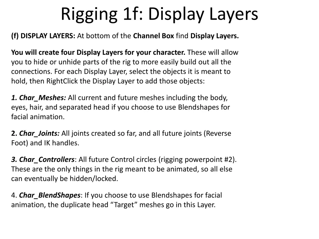 rigging 1f display layers