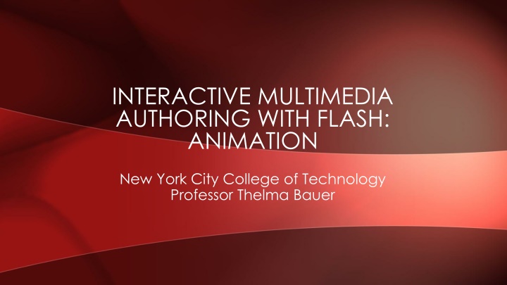 interactive multimedia authoring with flash
