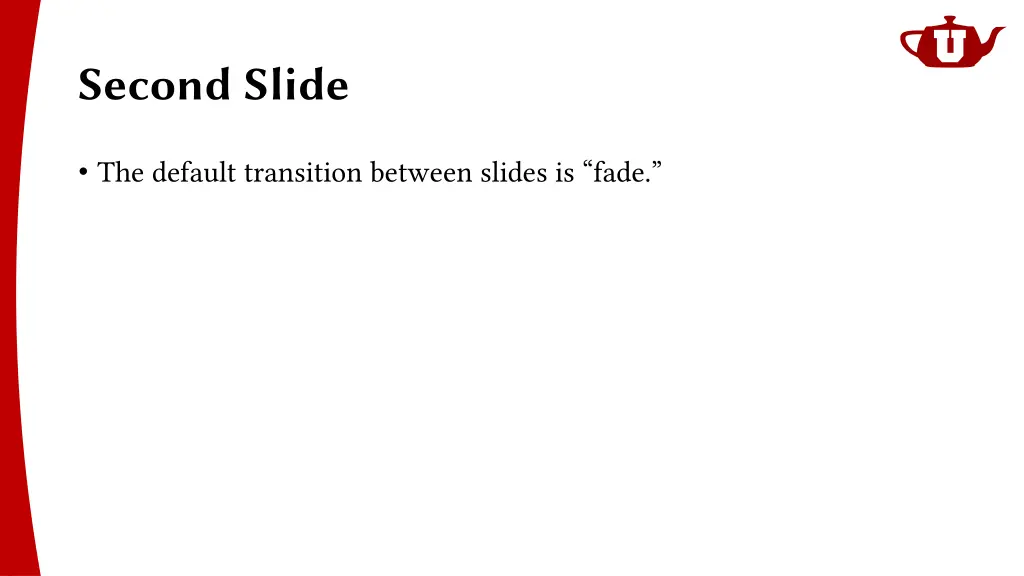 second slide