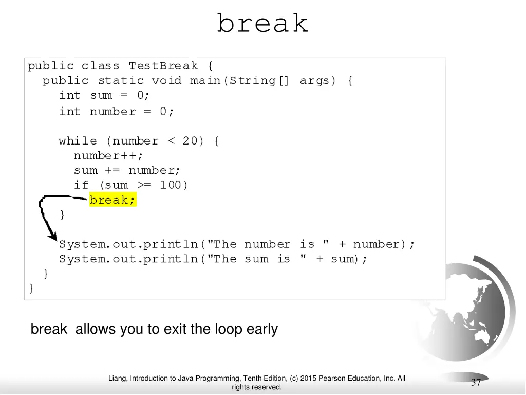 break