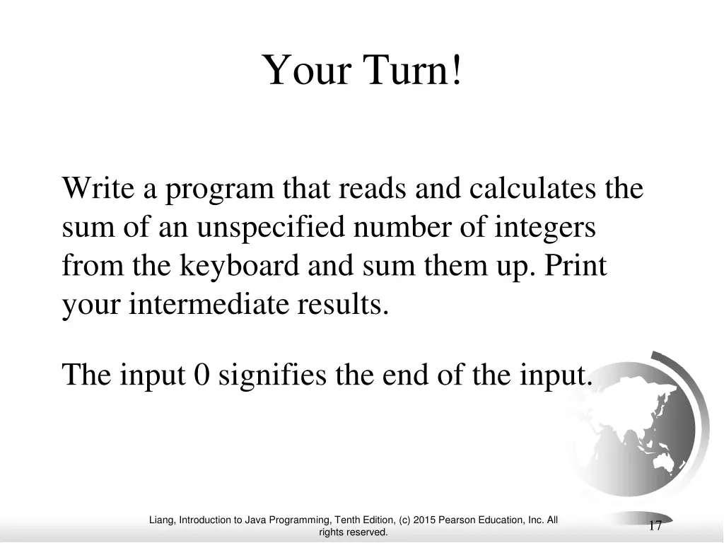 your turn