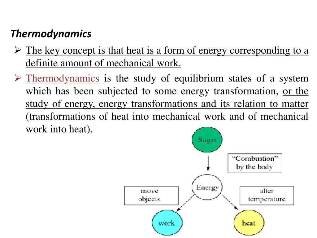 thermodynamics the key concept is that heat