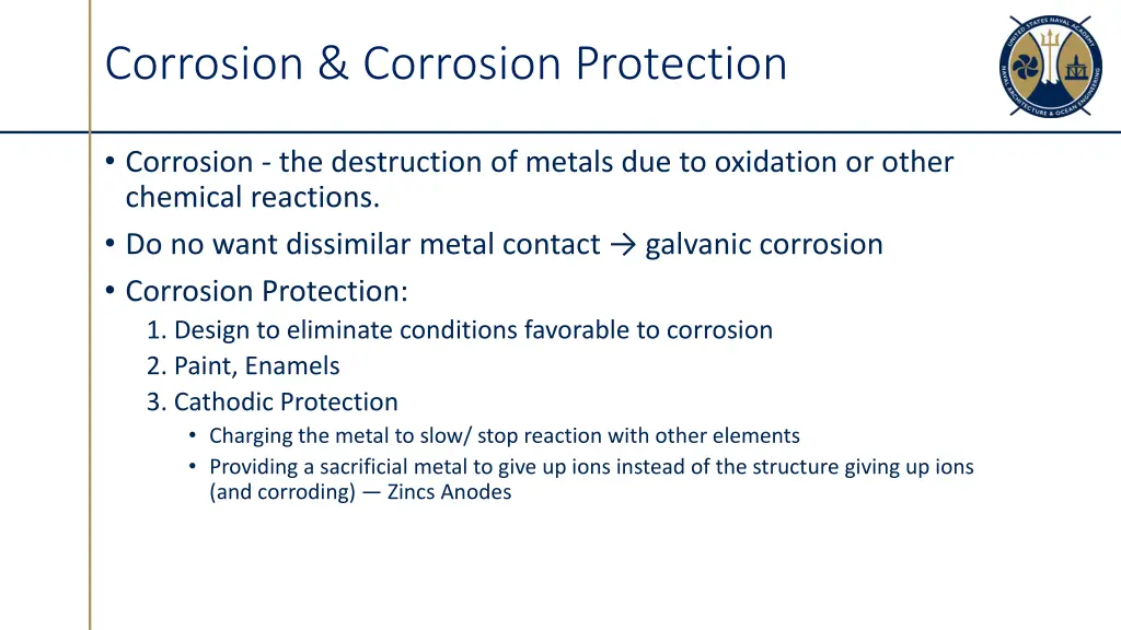 corrosion corrosion protection