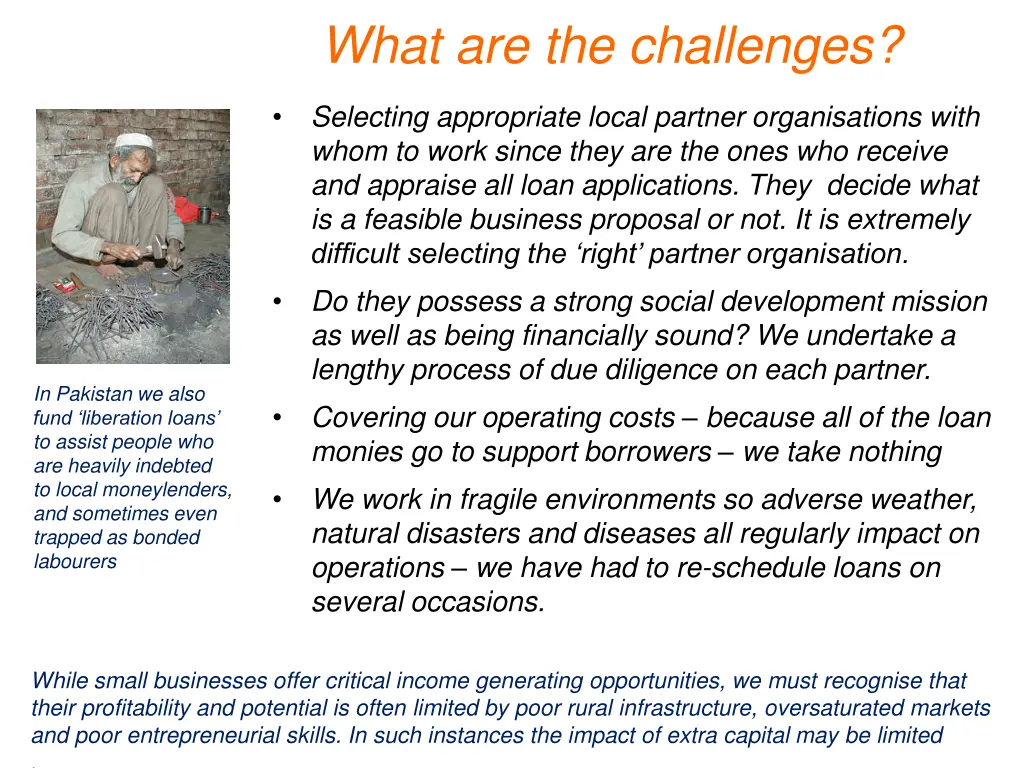 what are the challenges
