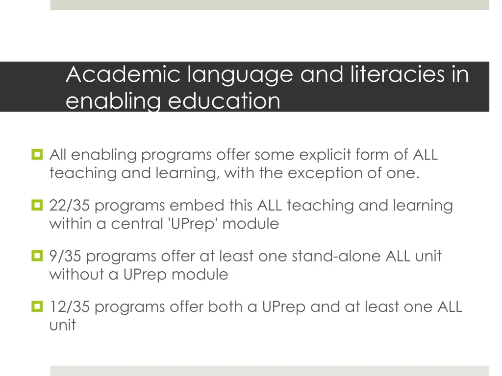 academic language and literacies in enabling