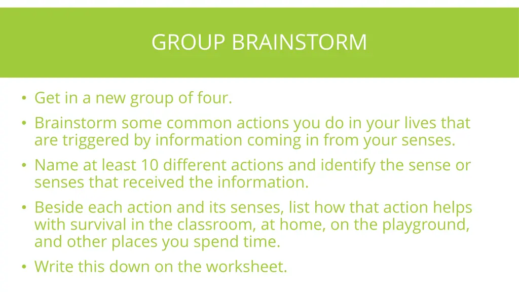 group brainstorm