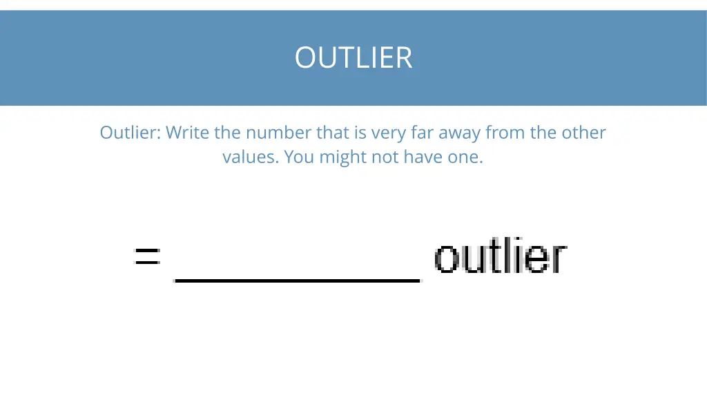 outlier