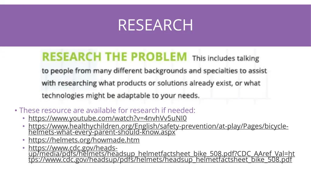 research