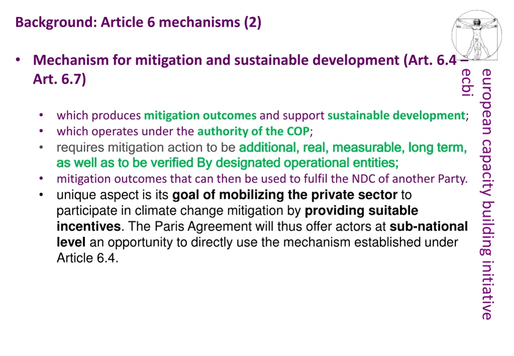 background article 6 mechanisms 2