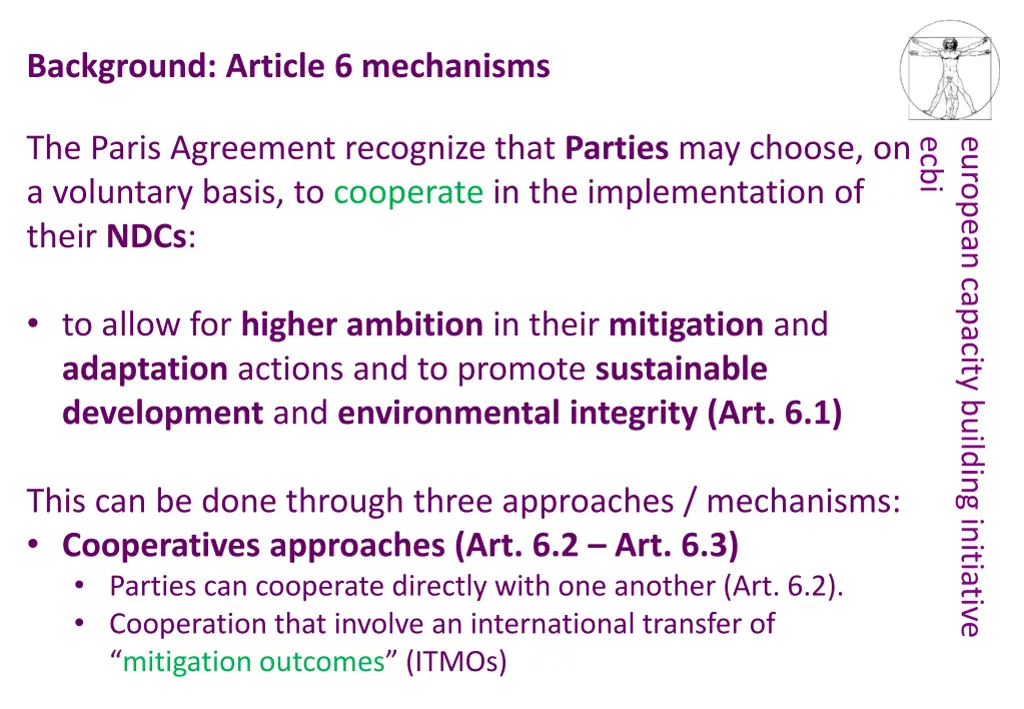 background article 6 mechanisms