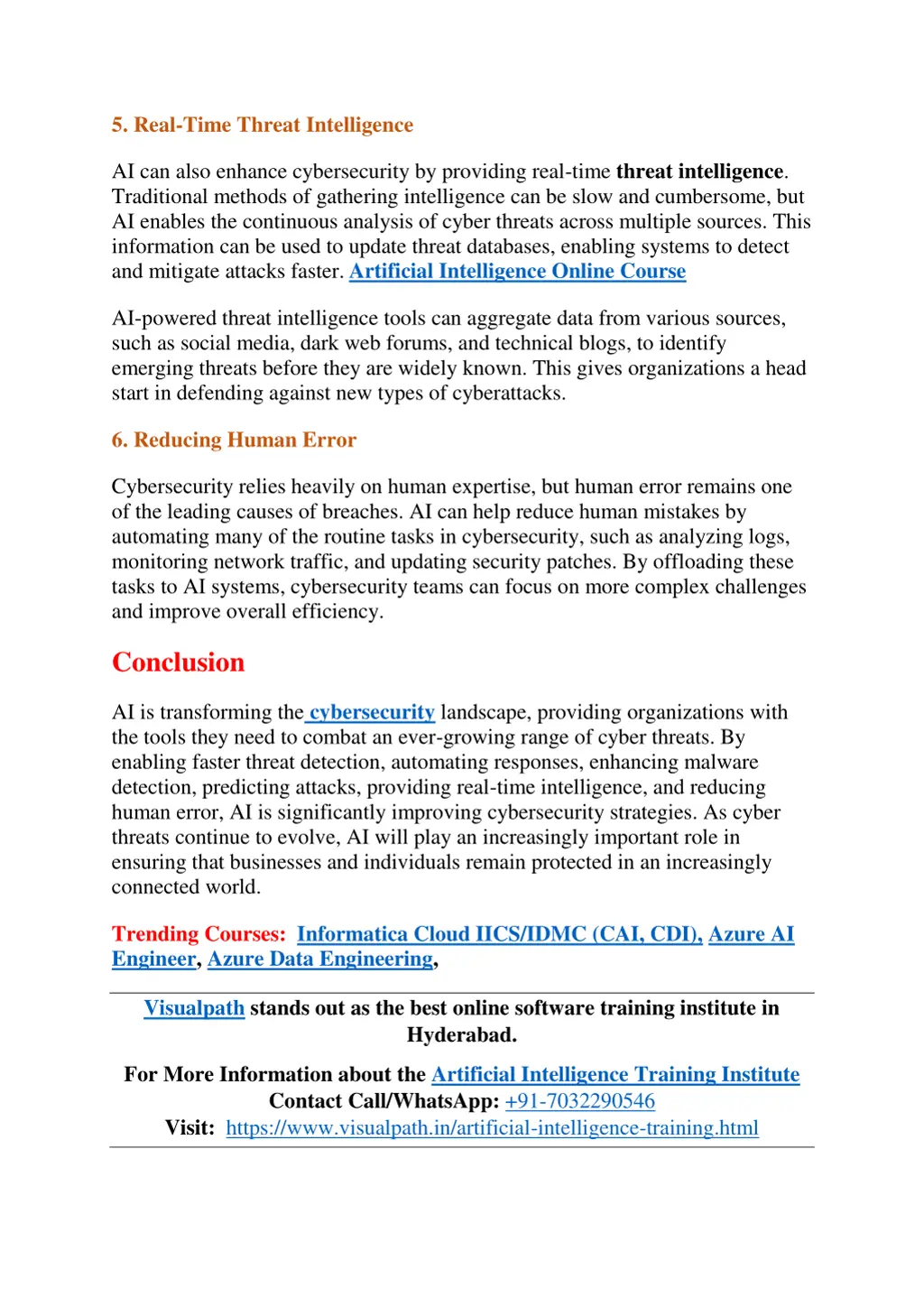 5 real time threat intelligence