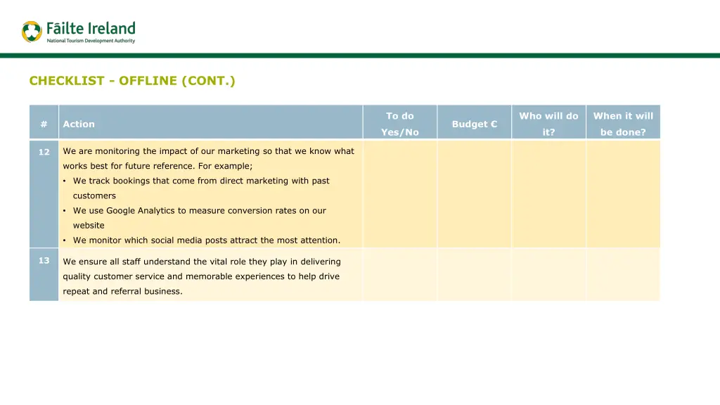 checklist offline cont 1