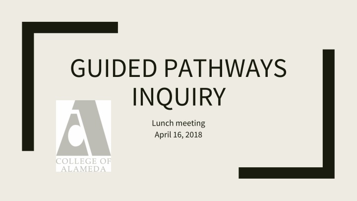 guided pathways inquiry