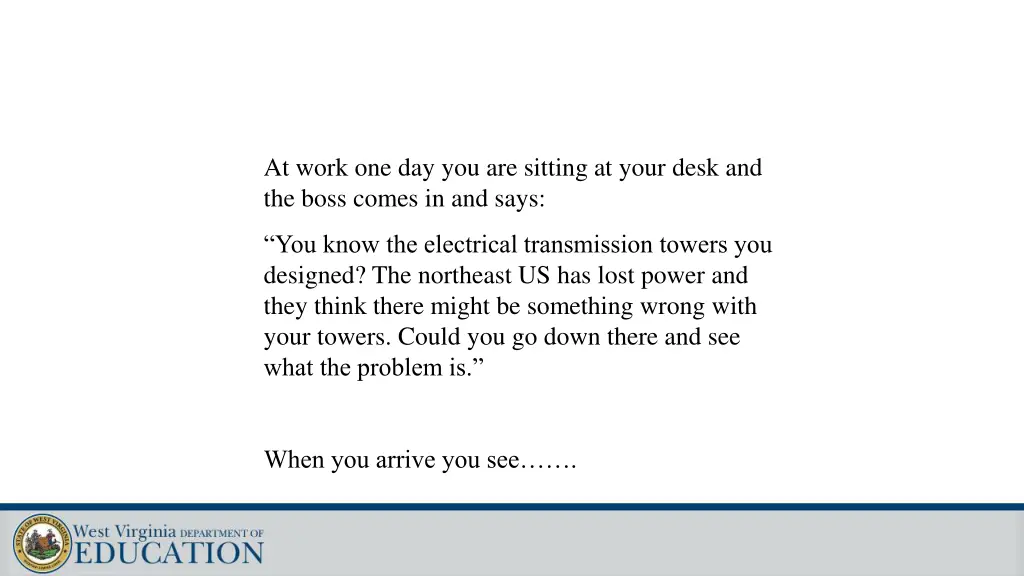 at work one day you are sitting at your desk 1