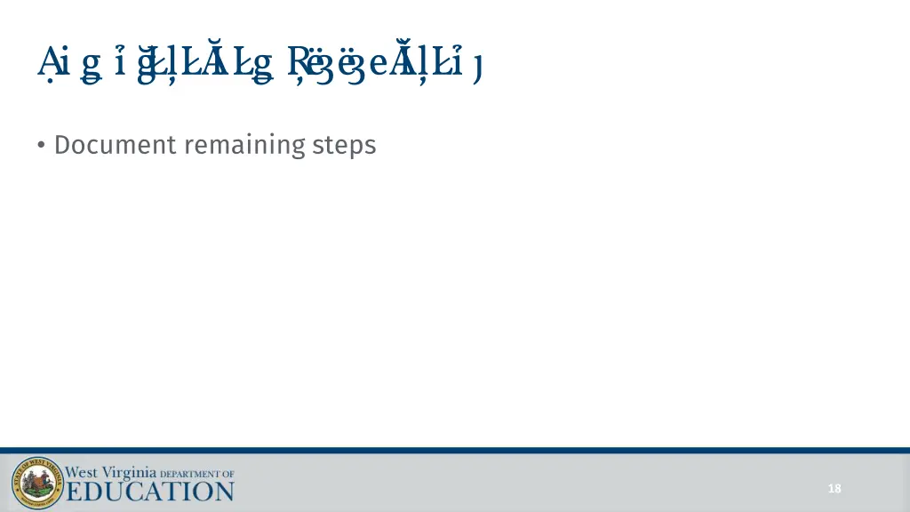 co m p l ete rem a i ni ng step s