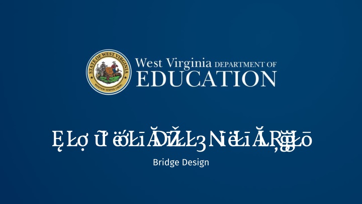 new ri ver g reenb ri er va l l ey bridge design