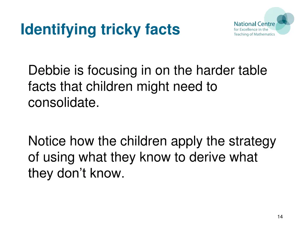 identifying tricky facts