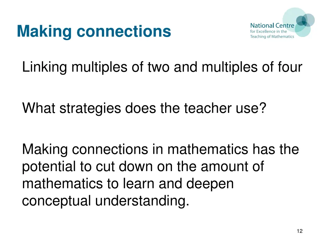 making connections