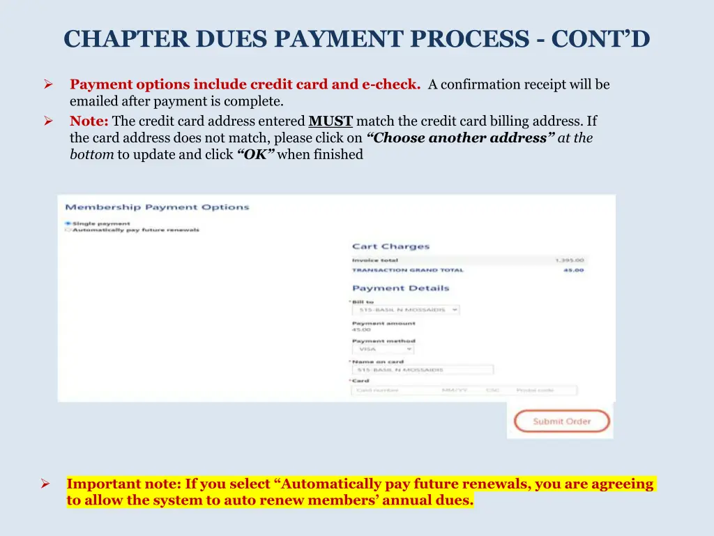 chapter dues payment process cont d 2
