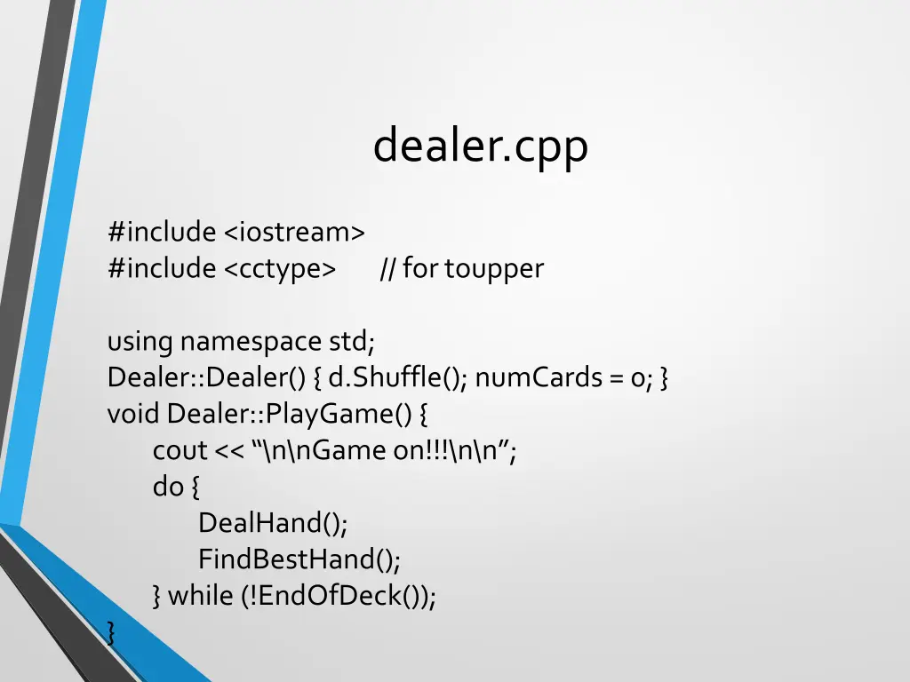 dealer cpp