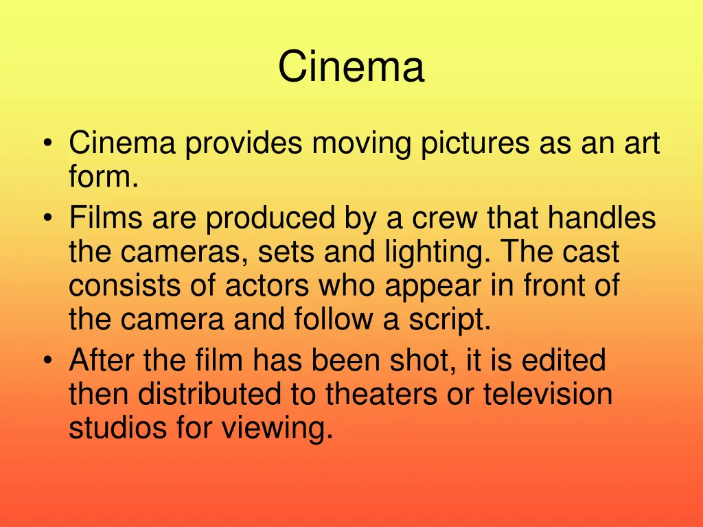 cinema