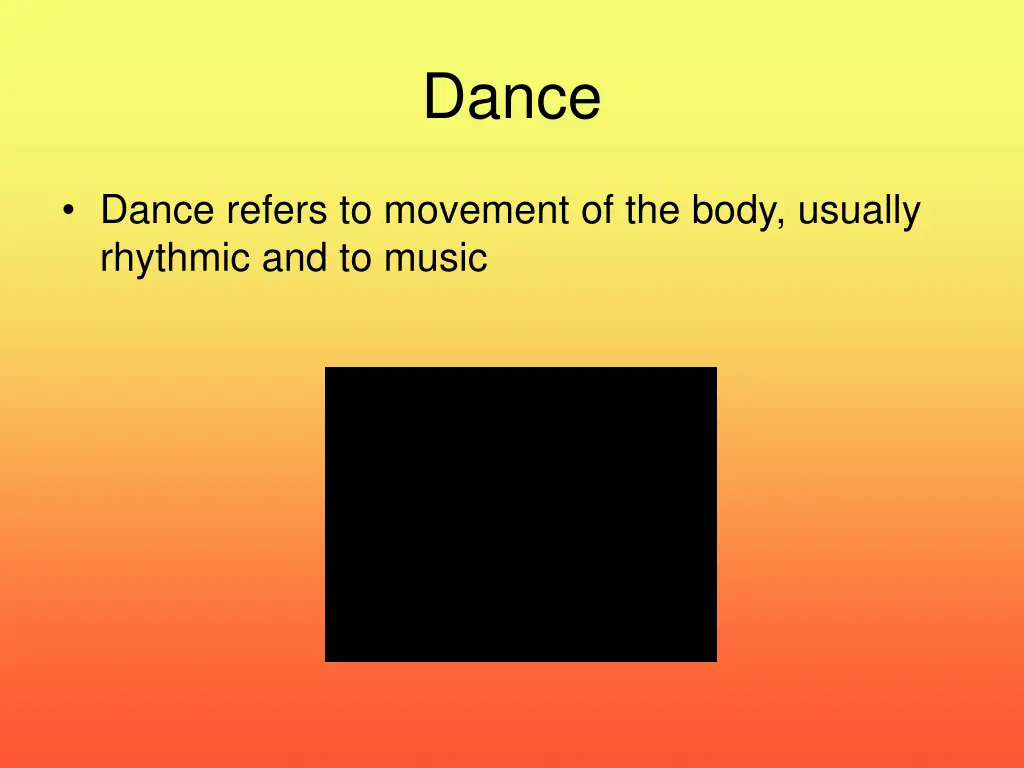 dance