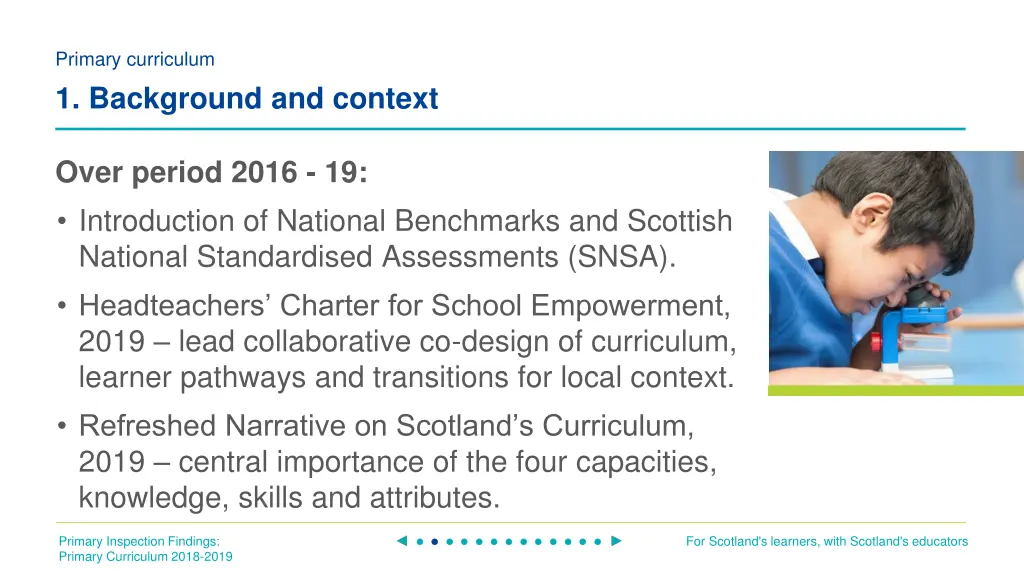 primary curriculum