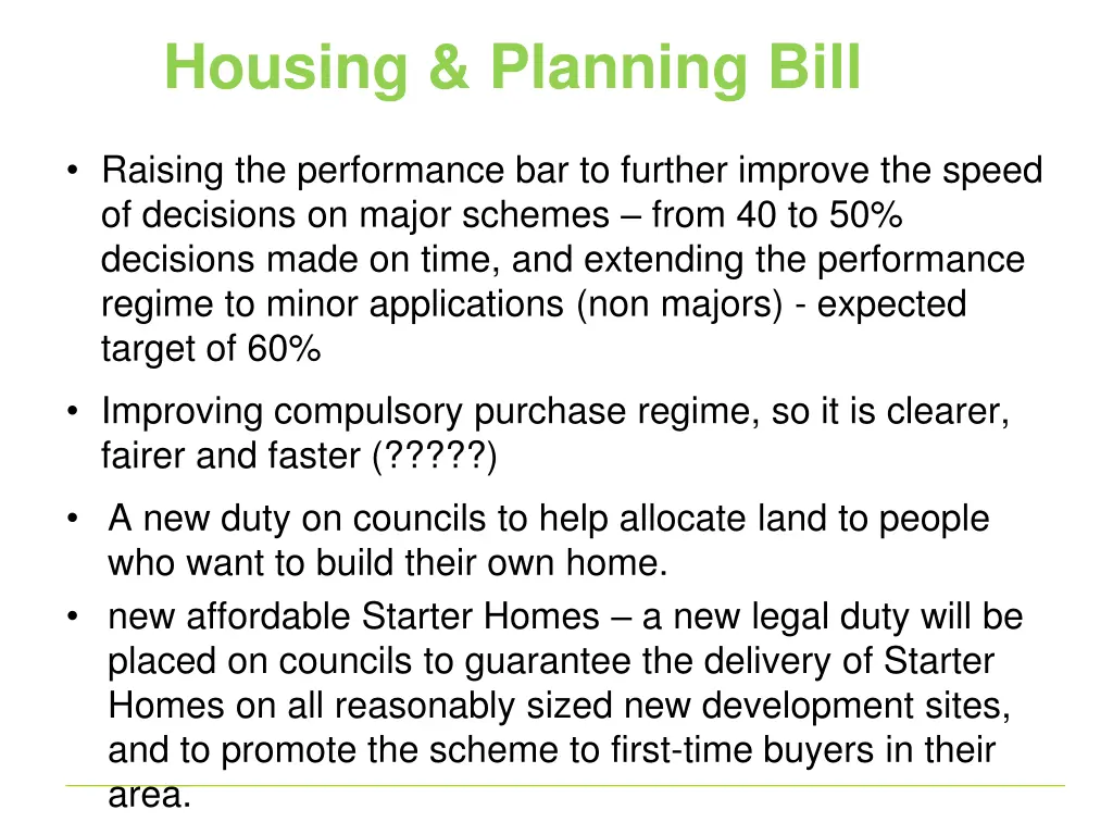 housing planning bill 1