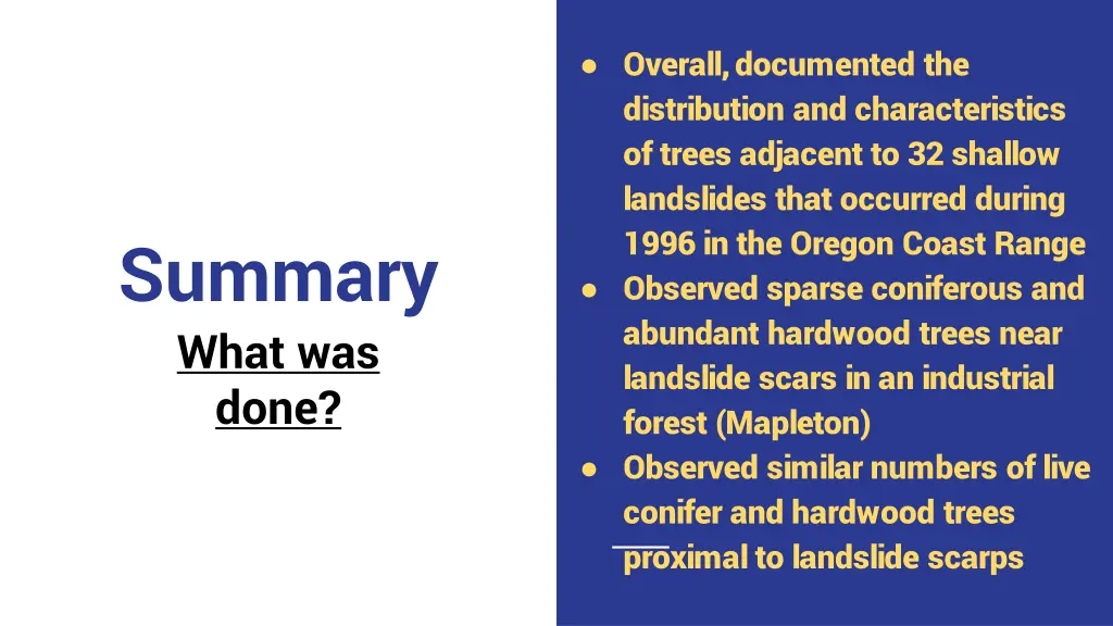 overall documented the distribution