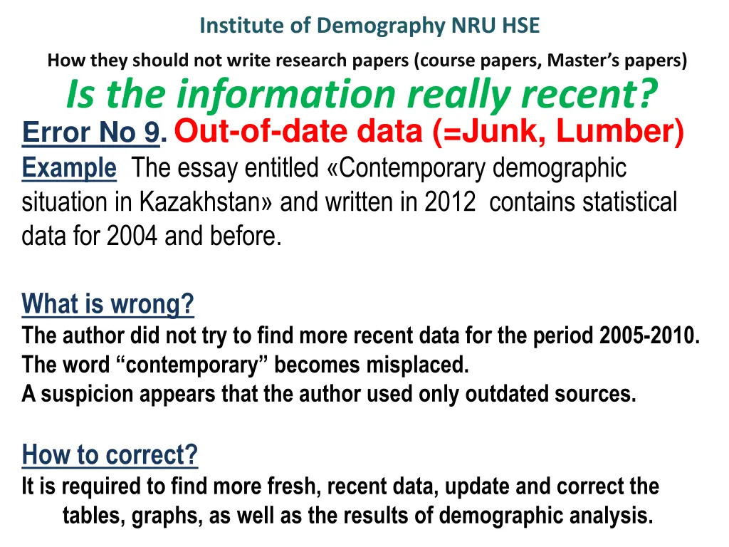 institute of demography nru hse 10