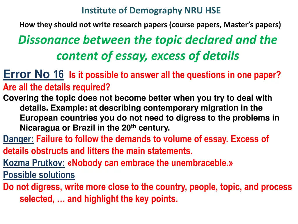 institute of demography nru hse 19