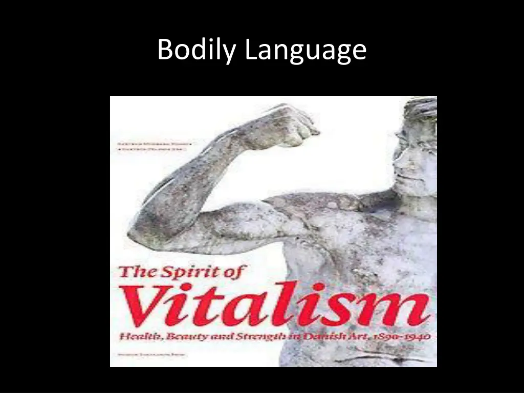 bodily language