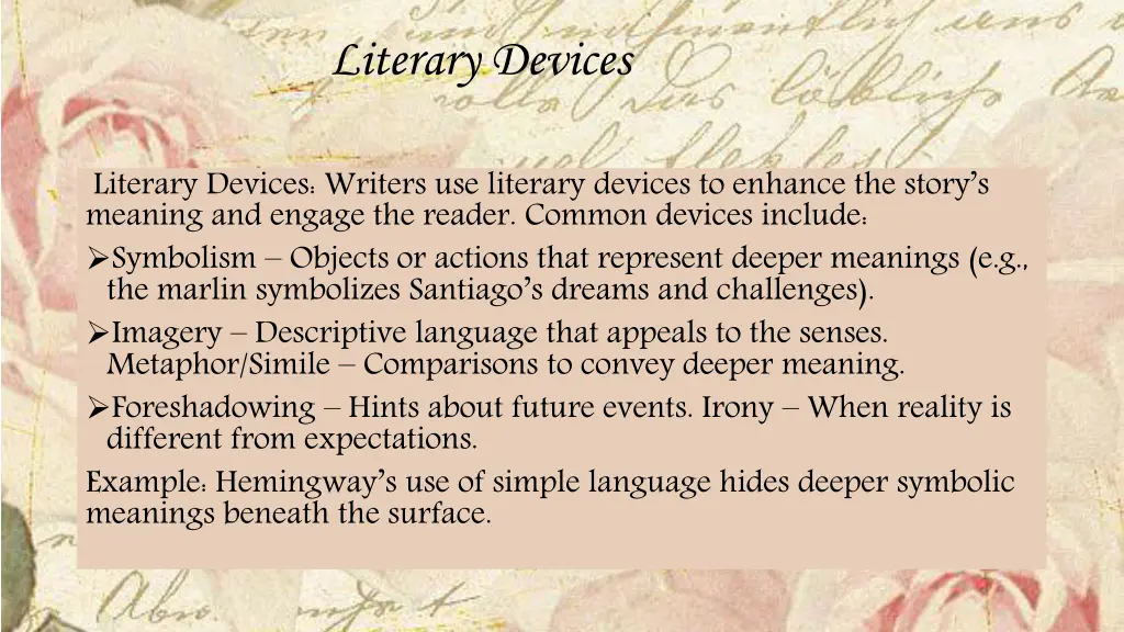 literary devices