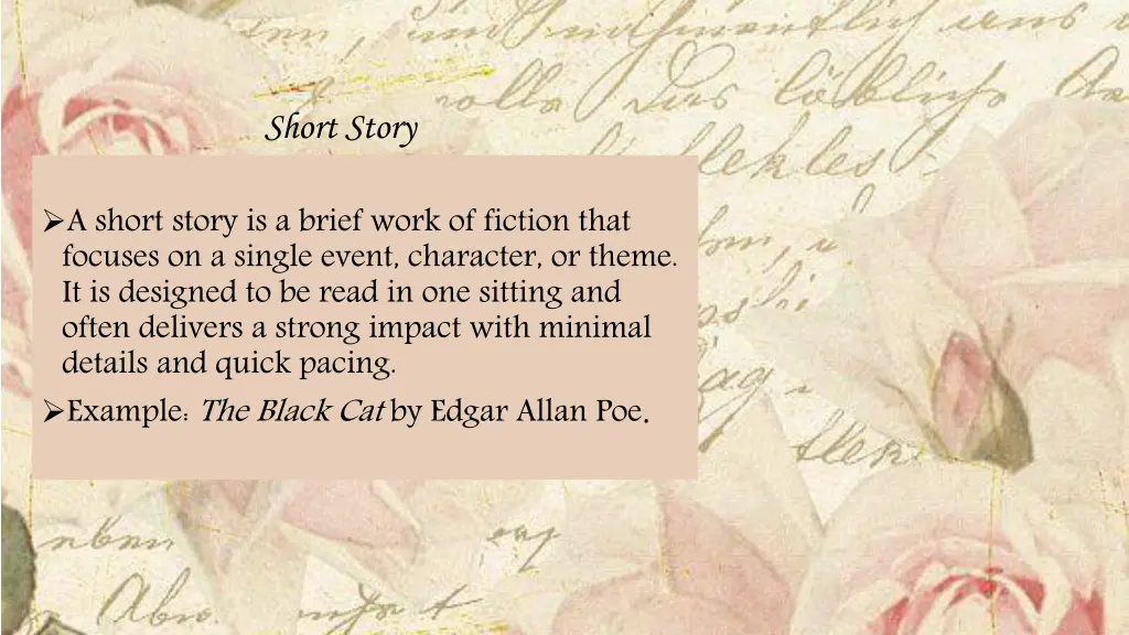 short story