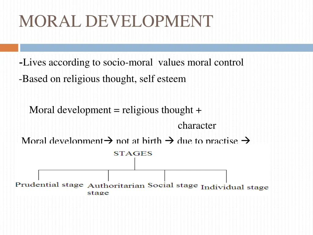 moral development