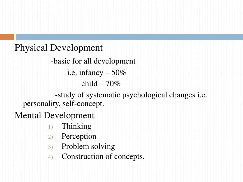 physical development basic for all development