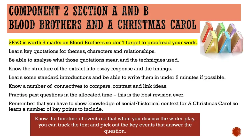 component 2 section a and b blood brothers